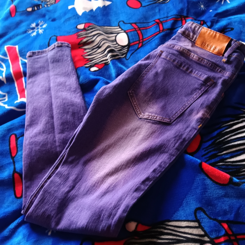 Purple Denim Size 28 By Junbaoss